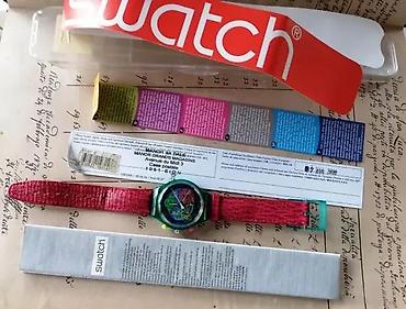 Ručni satovi: Vintage Swatch Pink Springs collectible ručni sat SCL103. 1993 Swatch — 1