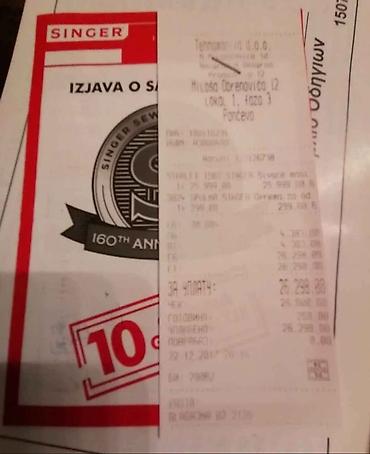 flaše: Masina je nova nekoriscena I u garanciji jos 1god. Šivaća mašina — 5