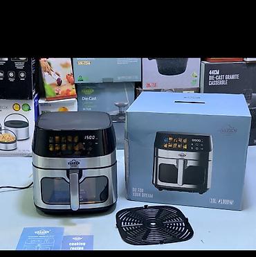 Аэрогрили: Аэрогриль Uakeen ZL-1706 🔥 💥• СЕНСОР • ОКНА • МИНИМУМ МАСЛА 💰 Цена — 9