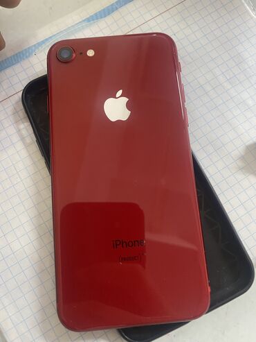 Мобильные телефоны и аксессуары: IPhone 8, Б/у, 64 ГБ, Красный, 100 %