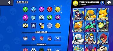 brawl stars 2: Brawl Stars hesabı – yüksək inkişaf etmiş kolleksiya - Kupa yolu — 6