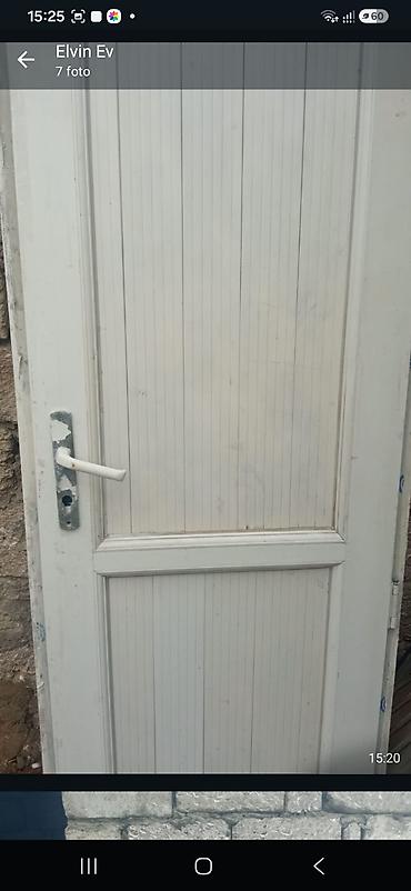İşlənmiş Plastik qapı 70x205 sm Çərçivə ilə, Zəmanətsiz, Ödənişli quraşdırma, Ünvandan götürmə