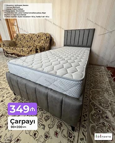 Çarpayı – 90×200 sm - Mexanizm: açılmayan, bazasız - Sıyırma