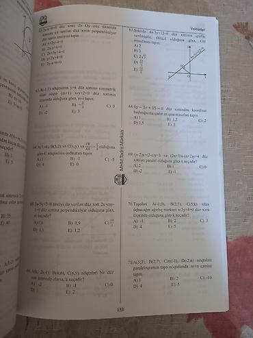 Testlər: TƏZƏ. MHM. Həndəsə Test Bankı. Yeni Neşr. Fizlan Azadov. 7 manat — 4