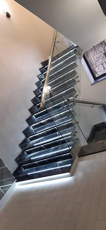 Обшивка лестниц: Обшивка лестниц Материал: Другой материал, Бесплатный замер — 8