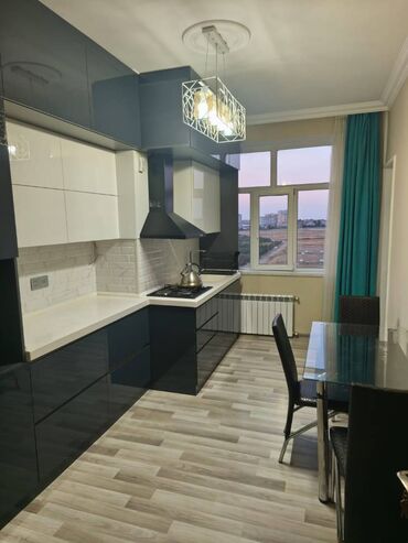 kiraye evler xalqlar dostluğu: 2 otaqlı, 80m², tam əşyalı, yaxşı təmirli mənzil kirayə verilir