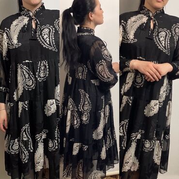 платье из панбархата на шифоне: Повседневное платье