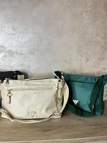 Putni koferi i torbe: GUESS ženske torbe – više modela i boja - Crossbody sa pletenim — 11