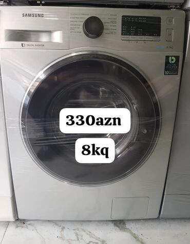 samsun: Paltaryuyan maşın Samsung, 8 kq, Avtomat, Qurutmasız, Kredit yoxdur