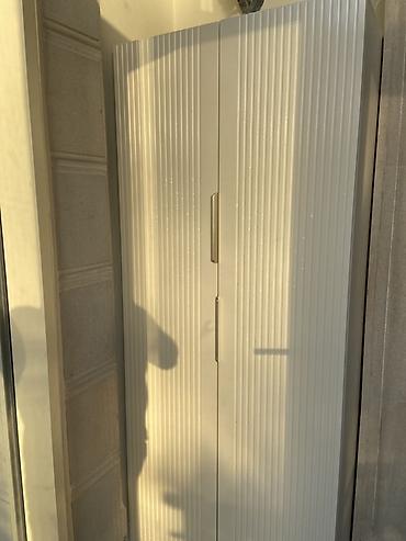 Yeni, 2 qapılı, Ağ, Açılan, Düz dolab
