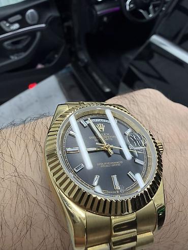 Aksesuarlar: Rolex Day-Date 1:1 ideal veziyyetde giymetde simvolik endirim — 5