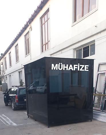Будки, киоски: Qara şüşəli mühafizə butkaları – müasir dizaynlı, möhkəm at lalafo.az — 7 Будки, киоски: Qara şüşəli mühafizə butkaları – müasir dizaynlı, möhkəm — 7