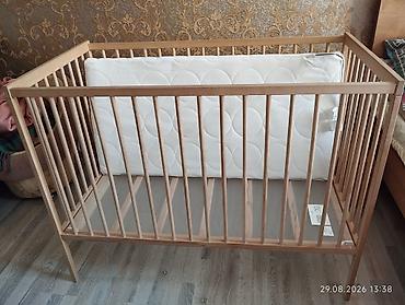 ikea: Детская Новая кроватка с матрасом IKEA,размером 20 см по цене 4500сом — 1