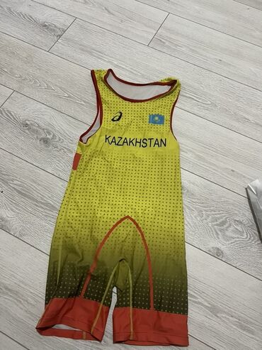 борцовка для борьбы: Спортивный трико Asics «Kazakhstan» - Тип: соревновательное