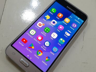 samsung s20f: Samsung Galaxy J3 2016, 8 GB, rəng - Qızılı, Zəmanət, Sensor, İki sim kartlı