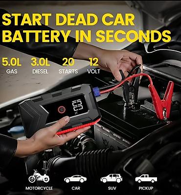 bagi prodaja: Prenosni starter za akumulator (jump starter) 12V - Snaga za — 4