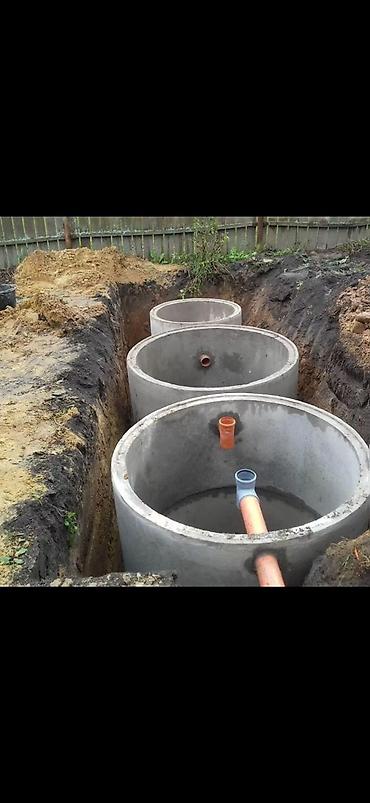 Железобетонные (ЖБИ) кольца для септика: Септик под ключ 💯💦🛁🚽🚿🛠️⚒️⛏️🪏 Бишкек — 1