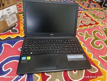 монитор для компютера: Ноутбук, Acer, 8 ГБ ОЗУ, Intel Core i7, 15.6 ", Б/у, Для несложных задач, память SSD