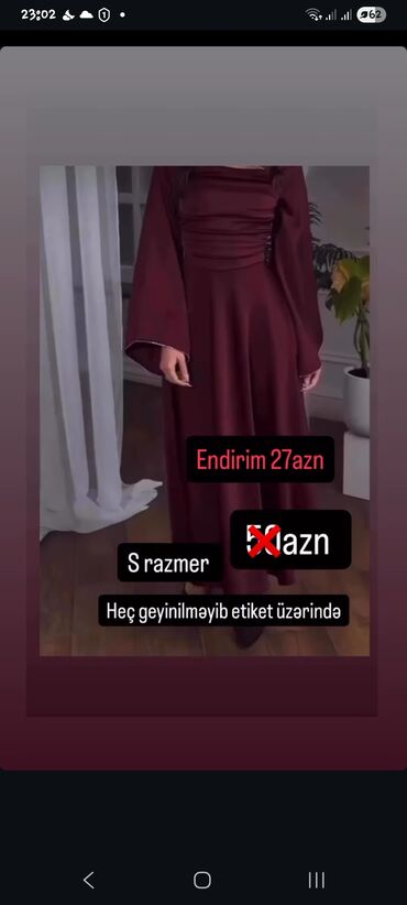 Donlar: Zərif qırmızı rəngdə, uzunqollu maksi don. Bu don, xüsusi tədbirlər və