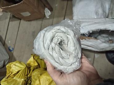 Нитки: Ağ rəngli kağız kəmənd/kağız ip – dekor və qablaşdırma üçün. Asbest — 7