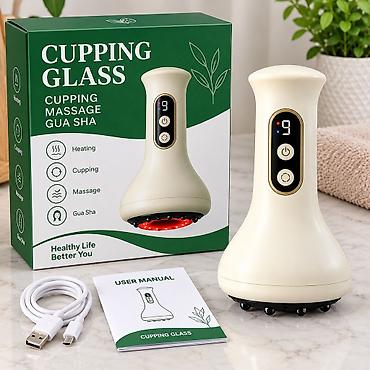 Elektron vakuum masaj aparatı – “Cupping Glass” (Cupping/Massage/Gua