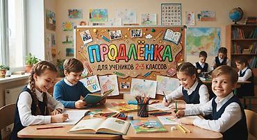 Продлёнка для учеников 2-3 классов с русским языком обучения. Выполним