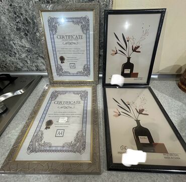 Şəkil və rəsmlər üçün çərçivələr: Çərçivə А4 (21 x 29.7 sm), Plastik — 3