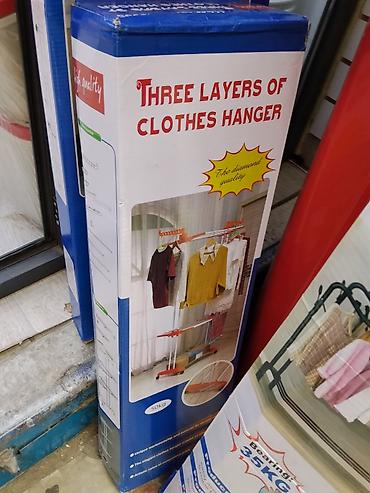 кронштейн для одежды: Напольная стойка для одежды Three Layers of Clothes Hanger. - — 1
