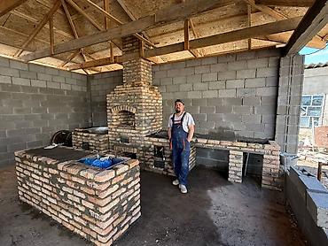 Очок: Очок,мангал, барбекю салабыз. Газовый система. Отунга үнөмдүү — 16