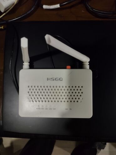 modem hsgq: Hsgq gpon modem satılır. 2 antenalidir. 2 kompüter 1 telefon qoşmaq