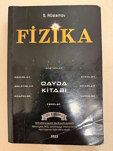 tibbi formalar: Məhsul: “Fizika – Qayda Kitabı” (S. Rüstəmov), 2023 Xüsusiyyətlər: - — 1
