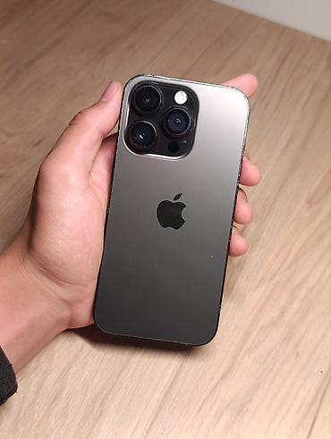 андройт монитор: IPhone 14 Pro, Б/у, 128 ГБ, Black Titanium, Зарядное устройство, Защитное стекло, Чехол, 97 % — 1