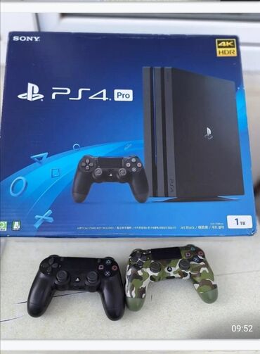 PS4 (Sony Playstation 4): Playstation 4 pro 1 tb prosivka olunub oyun 1ed 5azn yazmaq olur. 2əd