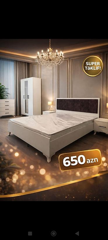 komputer desti: Yataq otağı dəsti – zərif dizayn Tərkibi: - Yataq çarpayısı (yumşaq — 1