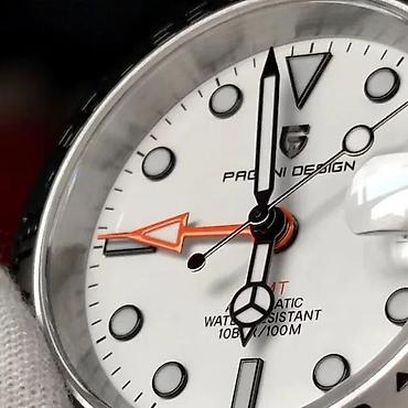 Ručni satovi: PAGANI DESIGN PD-1762 GMT -40mm -Bela- Rolex Explorer II Hom — 3