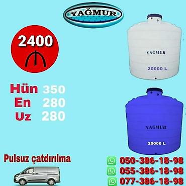 Baklar və çənlər: Bak, Plastik, 1000 l l — 12