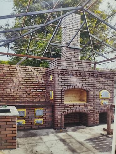 construction: Кладка печей и уличных кухонь из кирпича и мангал помпейская печь — 9