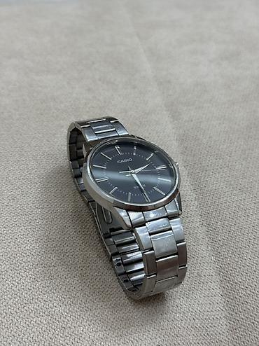 кыргыз саат: Классикалык сааттар саат, Casio, Титан, Жапония, Суу өткөрбөөчү, Эркектердики, Колдонулган — 2