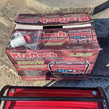 Agregati: GERMANY KRAFTECH 8.5KW BENZINAC POTROSNJA 1L-1H Tri monofazne — 5