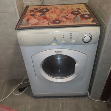 посуда моющий машинка: Кир жуучу машина Hotpoint Ariston, Колдонулган, Автомат, 7 кг чейин, Толук өлчөм