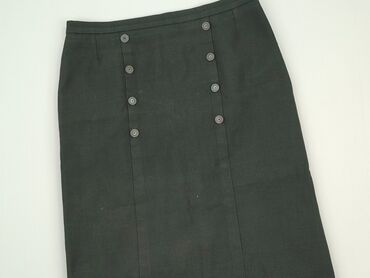 czarne lniana spódnice: Spódnica, L, stan - Dobry