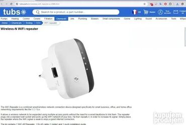 Modemi, ruteri i mrežni uređaji: *** AKCIJA *** #1205 Wireless-N WiFi Repeater; ViFi Repeater je — 1