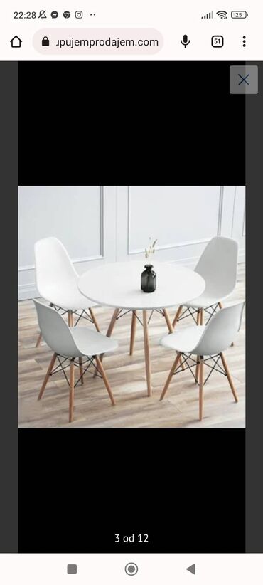 Setovi stolova i stolica: Potpuno novi prejaki stolovi u fabrickom pakovanju Dostupni u na lalafo.rs — 8 Setovi stolova i stolica: Potpuno novi prejaki stolovi u fabrickom pakovanju Dostupni u — 8