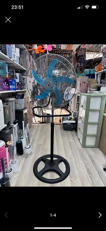 Воздуходувка: Вентилятор Напольный, Лопастной — 4