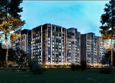 долгосрочные квартиры в аламедин 1: 1 комната, 49 м², Элитка, 3 этаж, ПСО (под самоотделку)