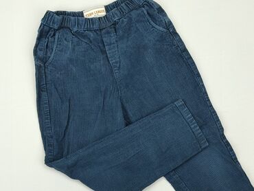 Material: Material trousers, 8 years, 122/128, condition - Good