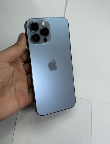 iphone 13 pro irşad: IPhone 13 Pro Max, 256 GB, Sierra Blue, Face ID