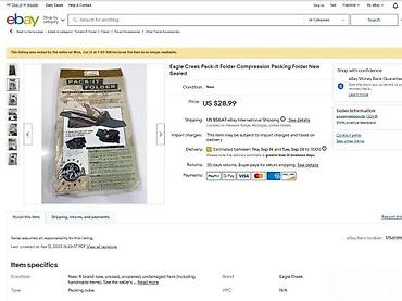 Putni koferi i torbe: Eagle Creek Pack-It Folder – organizator za putovanja - Tip: putni — 10