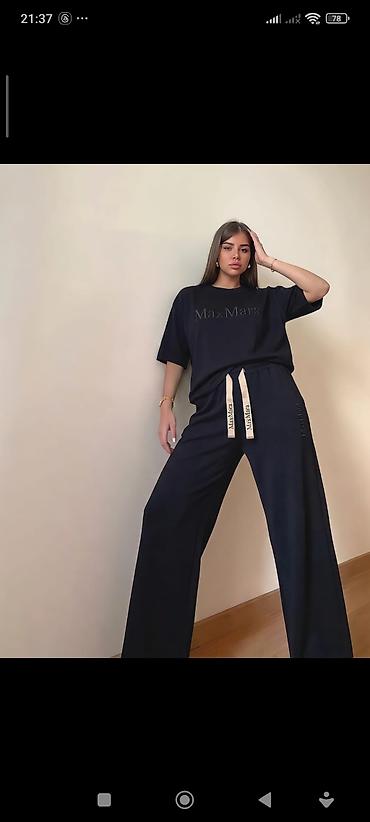 aşbaz geyimi: Qadınlar üçün iki hissəli dəst – MaxMara loqolu - Üst: qolu dirsəyə — 2
