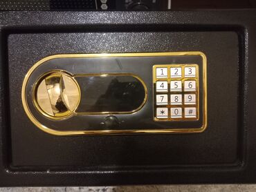 сейф бу бишкек: Elektron parol ilə metal seyf - Korpus: qalın, toz boya örtüklü qara